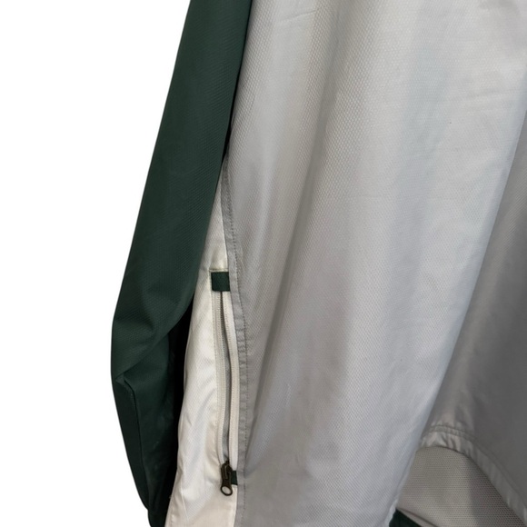 Pro Edge Vintage Michigan State Spartans Windbreaker Jacket XXL Green White - Picture 2 of 8